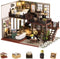 Flever Dollhouse Miniature DIY House Kit Creative Room with Furniture for Romantic