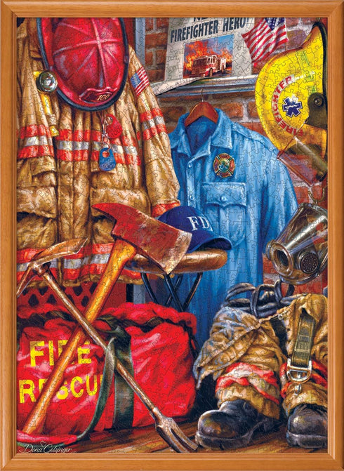 MasterPieces 1000 Piece Jigsaw Puzzle for Adults, Family, or Youth - Fire And Rescue