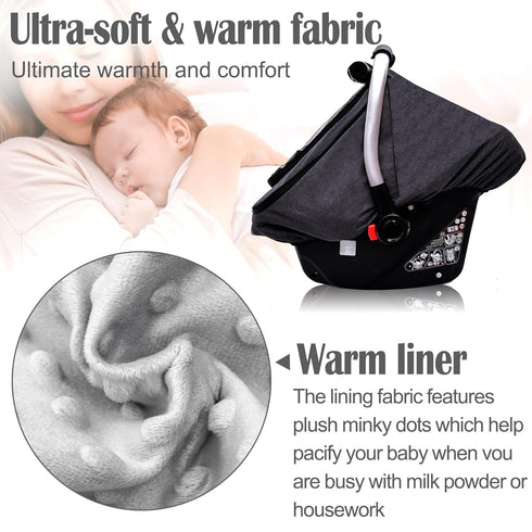 Youpinby Cozy Waterproof Baby Stoller Bunting Bags Winter Carseat Canopies Cover to Protect Baby from Cold Wind, Super