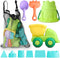 TOY Life Beach Toys for Toddlers Age 3-5, Sandbox Building Sets with Dump Truck, Sand Bucket, Waterproof Mesh Bag