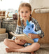 DolliBu Plush Blue Unicorn Stuffed Animal - Soft Huggable Toy, Adorable Playtime Gift for Kids and Adults, 9 Inches