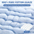 Pack 6-12x12 inches MUKIN Baby Washcloths - Soft Face Cloths for Newborn, Absorbent Bath Wipes, Burp Cloths or Towels