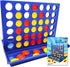 4 in a Row Game Big - Classic Board Game for Kids Ages 3-8, Includes 6 Spare Discs