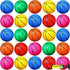 Leitee 30 Pcs Mini Basketballs with Pump 6 Inch Colorful Indoor Outdoor Replacement