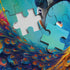 Peacock Puzzle - 1000 Piece Puzzle for Adults - Colorful Peafowl Jigsaw Puzzles Beautiful Bird Art