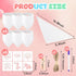 37 Set 6 6 12 12 1 NACHLYNN Pcs White Baby Bibs Baby Shower Games Including Blank Baby Bibs Stencils Clothespins Fabric