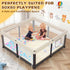 Yozoia 50 50, Tummy Thick Baby Play Mat for Floor x Ultra Soft Playpen Mat, Machine Washable Time Foam, Non-Slip Bottom