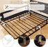 (71", BABY JOY Bed Rails for Toddlers, Extra Long, Swing Down Safety Bed Guard for Convertible Crib, Folding Baby
