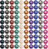 (100pcs) (D12 10 colors-100 CiaraQ DND Polyhedral Dice with A Dice Bag Compatible with Dungeons and Dragons DND RPG MTG