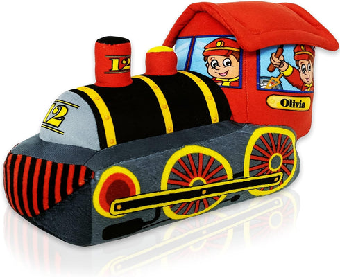 ArtCreativity 11 Inch Cozy Plush Train for Kids, Soft Cuddly Pillow Toy, Cute Nursery Décor