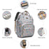 GAIVP Backpack Diaper Bag for Women, Baby Bags for Girls,Diaper Bag with Changing Pad, and Insulated Pockets-Grey