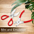 Gejoy 17PCS 1:12 Set Miniature Doll House Tools Metal Home Repair Tools Multifunctional Tiny Tool for Party Dollhouse