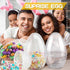 Restroma 12 Inch/ 10 Inch/ 8 Inch 4/5/ 6/7 (4 (10 Inch)) Giant Clear Easter Eggs Fillable Pcs Jumbo Plastic Easter Eggs