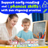 Zazopup 30 Read and Rhyme Flip Books,Word Family Build Book,Learn to Read Phonics Flash Cards,Sight Words Flash Cards