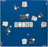 The Gaming Mat Company Poker, Dominoes, Bridge & Mahjong Table Mat - Blue 33" x 33" Premium Gaming Mat