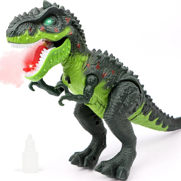 Electric Walking Dinosaur Toys for Kids - Small Tyrannosaurus with Detachable Tail