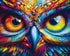 Springbok Look of The Wild, 1000 Piece Jigsaw Puzzle for Adults, Vivid Fantasy Owl Face, 30" x 24"