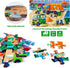 Puzzles,48 3-5,Children 4-8 Jumbo Floor Puzzle for Kids,Recycling Garbage Truck Jigsaw Large Piece Trash Truck Vehicle