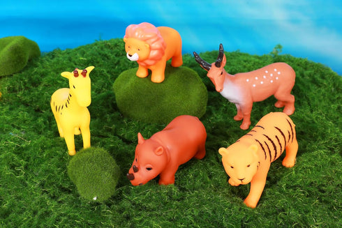 ODJSY 1-3|Sealed, Set|No (5-Piece Set) Bath Toys for Infants Ages No Hole Bathtub Toys |Floating Animal Toys Hole