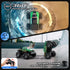 BG028 IPX7 2.4GHz 4WD 360Rotation,Flowing Light,40mins DEERC Amphibious RC Monster Truck/Boat, Waterproof Remote