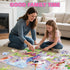 Kids,48 3-5,Fun 4-8 Jumbo Floor Puzzle for Piece Unicorn Large Jigsaw Puzzles,Puzzle for Toddler Ages Educational