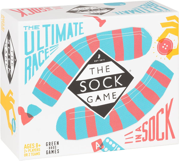 Green Brothers Games | The Sock Game | Board Game for Ages 8+ | 2+ Players | 5-30 Minutes