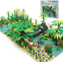 ZHX Rainforest Jungle Bridge Building Block Toys with 2pcs Baseplates(10x10 inches Each) Garden