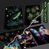 Glow in The Dark Scratch Art Rainbow Painting Paper 8 Sheet with Pen, Engraving Landscape Scratchboard (A4) for Kids
