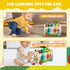 9 1 1 Hammering 1-3, harvest,1 in Montessori Toys for Year Old, Wooden Pounding Toy Game with Xylophone for Toddlers