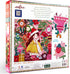 eeBoo Piece & Love: Ms. Santa's Reindeer 500 Piece Puzzle, Adult Square Jigsaw, Christmas Holiday Themed