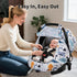 2 Elstey Car Seat Cover Baby, Minky Dot Carseat Covers Baby Girls, Lightweight Infant Car Seat Cover Canopy with Layers