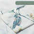 Leeva Windows Valances for Bathroom, Birds Garden Print Pattern, Thermal Insulated Short Curtains for Bedroom Kitchen,