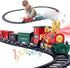 Set, Set 3 4 5 6 7 8+ Kids Train Christmas Train for Under The Trees, Electric Train Toys for Boys Girls with Steam