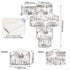 CHUROUSY Cowboys Portable Diaper Changing Pad with Wipes Holder, Western Desert Foldable Baby Diaper Changer Travel Bag