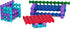 Playstix Flexible Set Construction Toy Building Blocks 68 Piece Kit