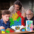 Stack Attack Game - 48PCS Tetra Board Tower Games for Adults & Kids, 2 Players Balance Stacking Toy