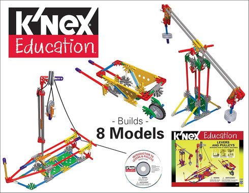 K'NEX Education Intro to Simple Machines: Levers and Pulleys Set, 178 Pieces, For Grades 3-5