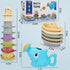 Baby Bath Toys for Toddlers 1-3, 14 Pcs Mold Free Bathtub Toys for Kids Age 2-4, Water Table Toys