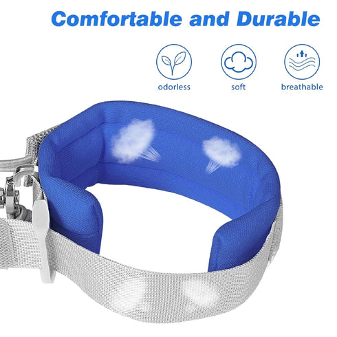 Zooawa Toddler Leash, Anti Lost Wrist Link with Magnetic Lock for 2-4 Years Old Boys Girls - Blue