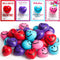 JOYIN 36 Packs Heart Shape Stress Ball with Cards Stress Relief Fidget
