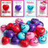 JOYIN 36 Packs Heart Shape Stress Ball with Cards Stress Relief Fidget