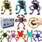 HiQCGS Transformable Fidget Spinners 9-Pack Sensory Toys for Kids & Adults with ADHD,
