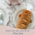 9-Inch MON AMI Baguette The Chef Plush Toy | Soft Bread Stuffed Doll with Hat & Apron | Adorable Plush Food Toy