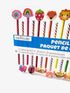 Creatology 48 Piece Pencil Party Pack! Includes 12 Colored Pencils, 12 No 2 Pencils, 24 Fun Shaped Erasers