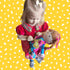 June Garden 15.5" Dressy Friends Belle, Educational Stuffed Plush Doll for Kids and Toddlers 2 Years and Up, Montessori