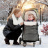 HOOGEE Baby Stroller Footmuff Winter - Universal, Expandable, Warm Infant/Toddler Cover, Cold-Weather Buggy Warmer