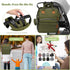 Backpack Diaper Bag for New Parents, Large Capacity Baby Travel Bag with Bottle Holders, Multiple Compartments (Green)