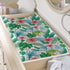 Lovely Tropical Hibiscus Diaper Changing Pad Cover, Retro Floral Changing Table Sheets for Girls Boys, Green