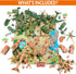 Liberty Imports Military Air Force Navy Deluxe Action Figures Playset with 73 pcs Army Men Soldiers