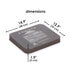 Diono Angle Adjuster Car Seat Leveler, Foam Wedge Cushion for More Legroom in Rear-Facing Car Seats